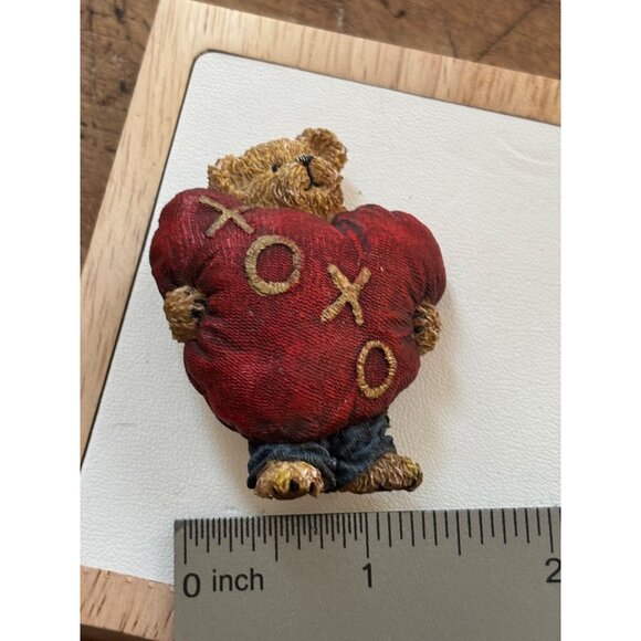 Boyds Bear With Heart & Cottage Pins Collectible Figurines Set - Picture 2 of 10
